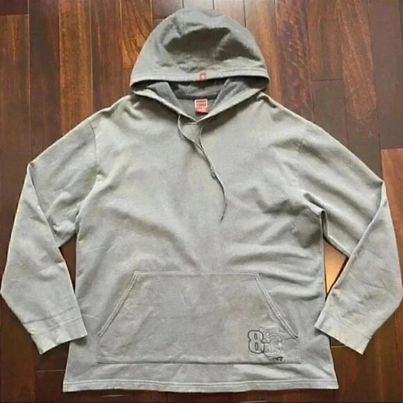 Tommy Hilfiger Sweatshirt Hoodie Pullover Red Label Premium Vintage Grey Size XL - Picture 16 of 16